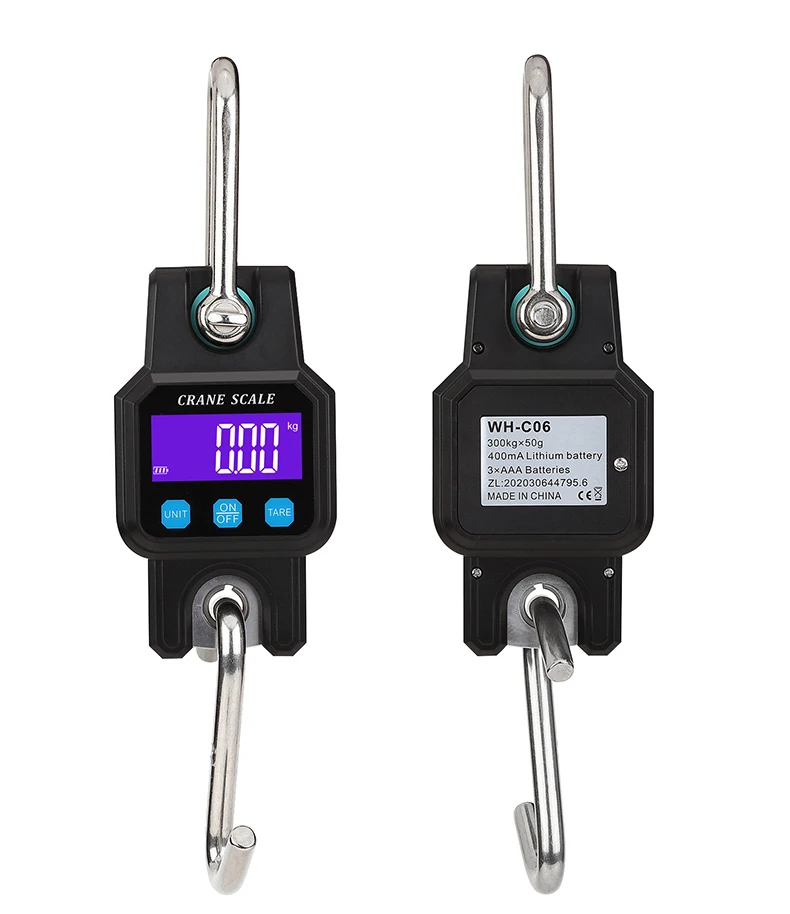 Imagem -03 - Balança de Peso de Aço Digital com Bluetooth Balanças de Gancho Pendurado Heavy Duty Recarregável Micro Guindaste 300kg 50g