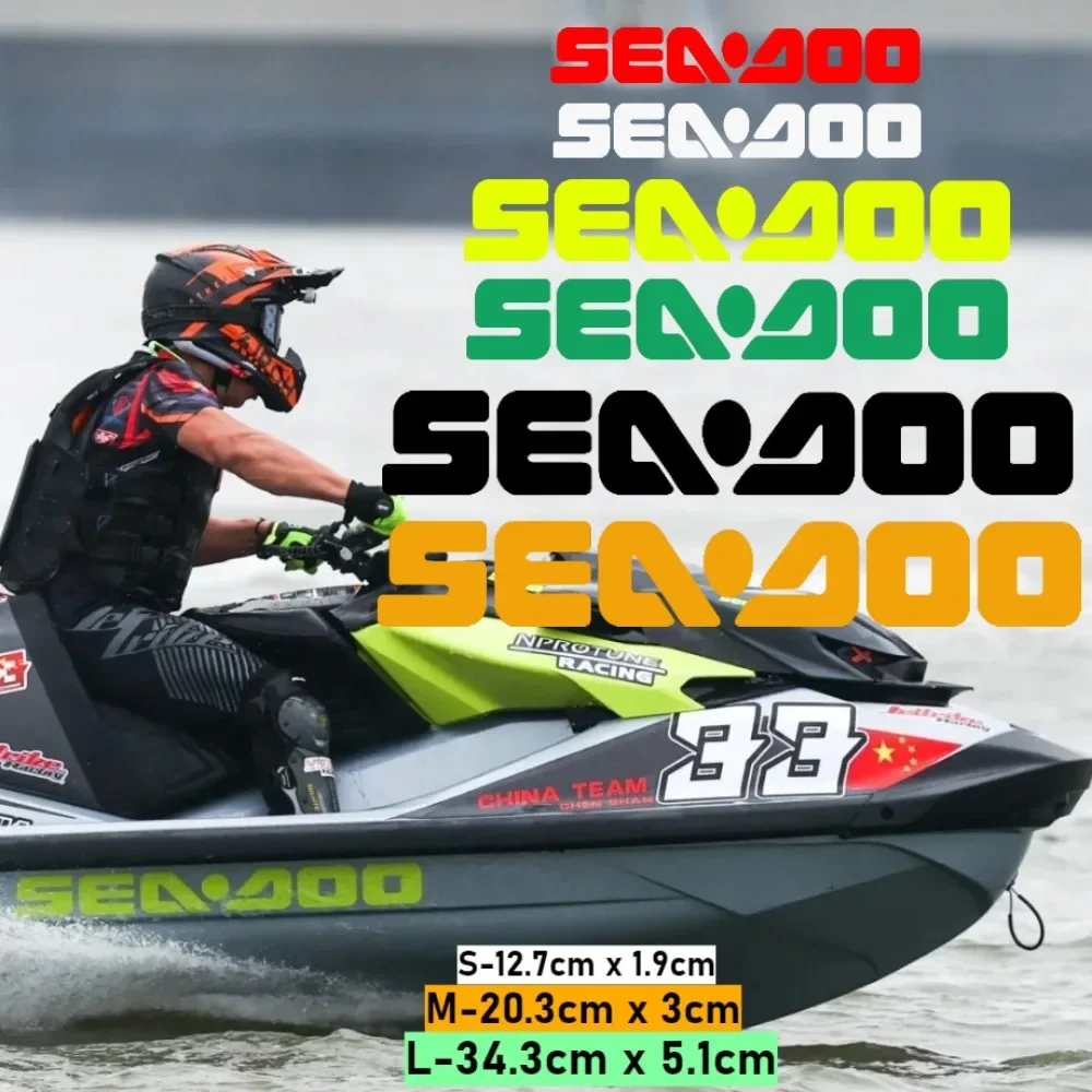 For SEADOO Stickers Jet Ski Water scooter Set Decal Jet Boat Motor Vinyl sticker Spark GTS GTX WAKE RXP Pro Sea-doo 300 parts