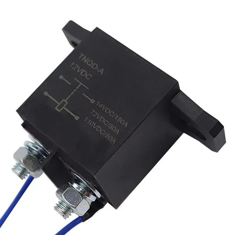 High Voltage 12V 24V 36V 48V 60V 72V DC Sealed Miniature Relay 150A 110V Long-term Power-on Waterproof Automotive