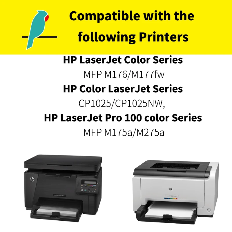 HP 레이저젯 컬러 프로 MFP M176 M177fw CP1025NW M175a 와 호환 가능한 토너 카트리지, CF350A CF351A CF352A CF353A 130A CE310A