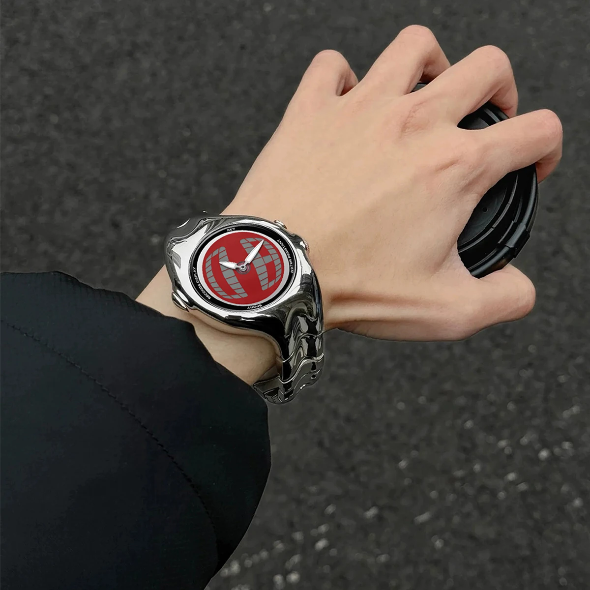 جديد جودة عالية الملتوية الساعات Y2K ساعة رقمية الرجال مقاوم للماء كوارتز ساعات المعصم الذكور ساعة Relogio Masculino انخفاض الشحن