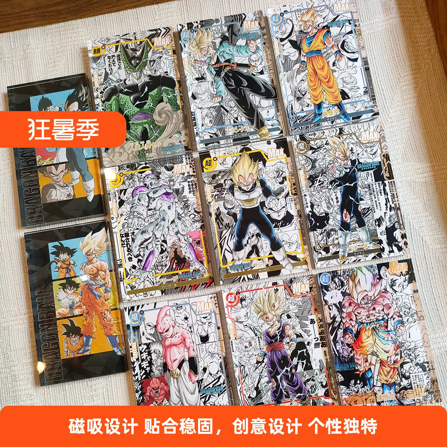 Dragon Ball Acrylic Refrigerator Magnet Gohan Trunks Frieza Majin Vegeta Vegeta Son Goku Kid Buu Goods Souvenir As Gift for Fan view 2