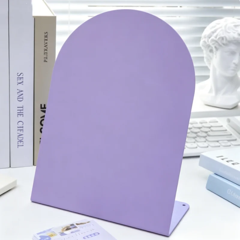 Vertical Metal Magnetic Note Board, High Appearance Desktop Memo Board Household Office Daily Schedule Message Display Board