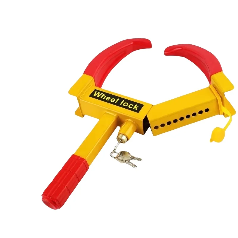 Car tire anti-theft lock, with a thickened design for effective theft prevention.