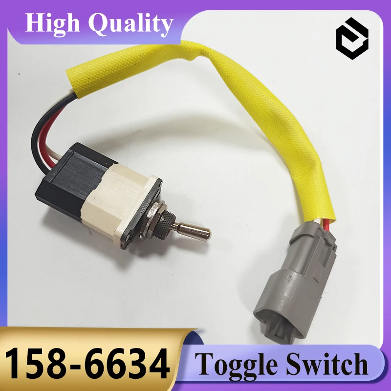 158-6634  Secondary Shutdown Toggle Switch 1586634 Temp Sensor for Caterpillar CAT 330D 336D Excavator Parts