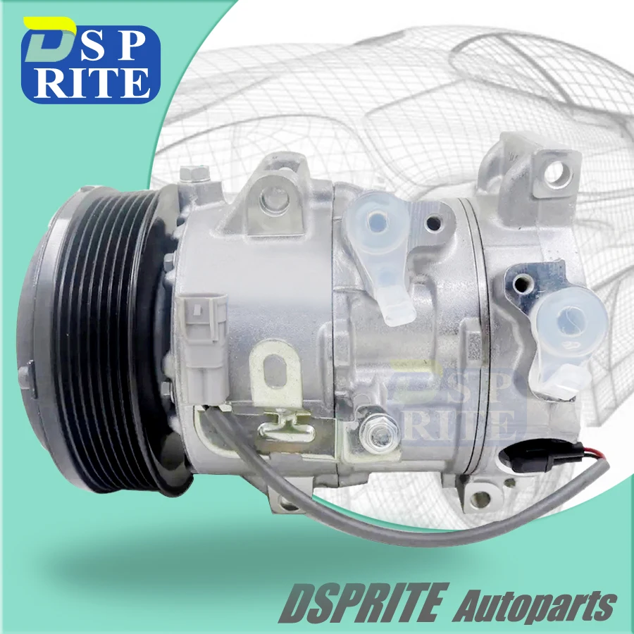 Car AC Compressor 447260-1078 for LEXUS RX350 RX300 / TOYOTA HARRIER 447190-3170 88320-48120 447260-0509 447260-1073 447260-1072