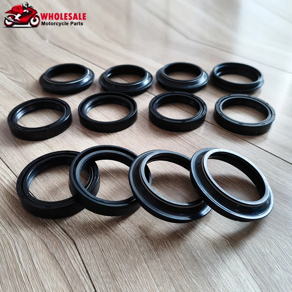 

4/8/16pc 46x58x11 46 58 11mm Motorbike Front Fork Damper Dust Oil Seal For Yamaha YZ125 WR250 WR250 R YZ250 WR400 YZ400 46*58*11