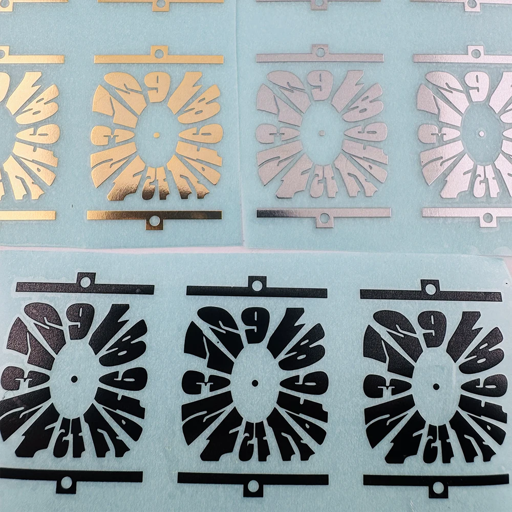 Custom NH35 Dial Stickers Watch Dial Decals for NH35 Movement DIY Watch Modification Number Metal Stickers for Watch Dial Parts