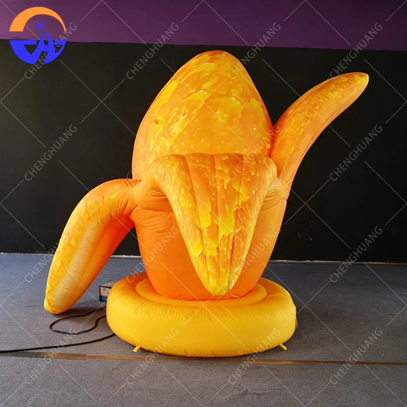 Customized inflatable mango model fruit themed outdoor advertising activity decoration props with blower