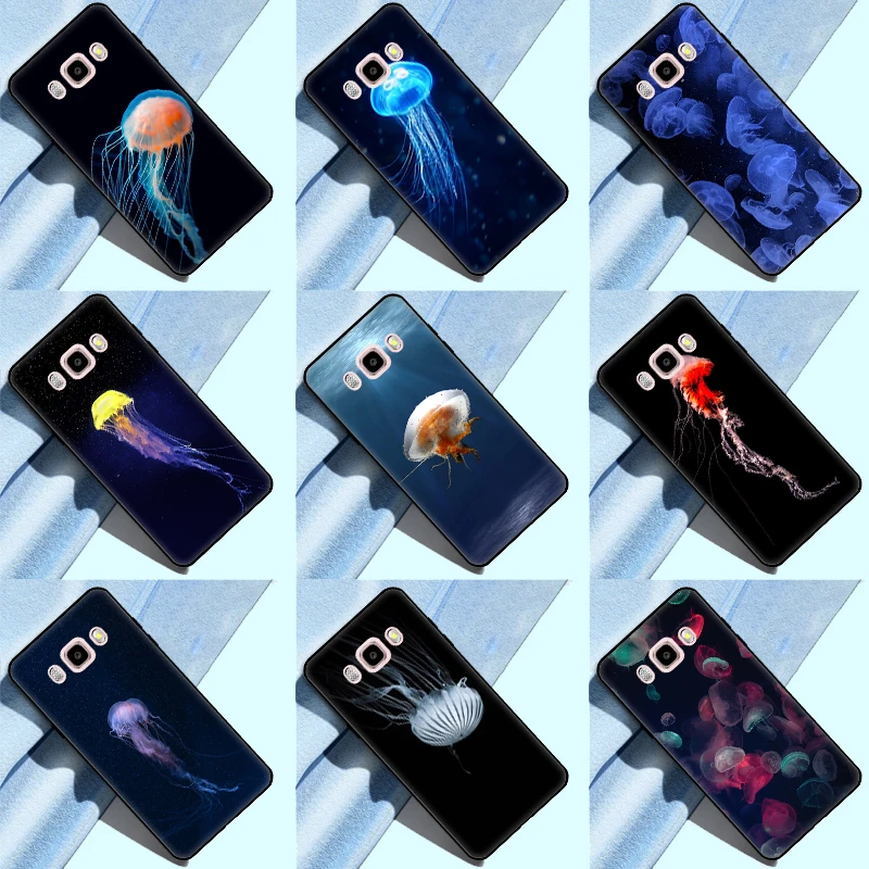 jellyfish Phone Case For Samsung A3 A5 2016 J3 J5 J7 2017 J8 A6 A8 J4 J6 Plus A9 2018 Cover Coque