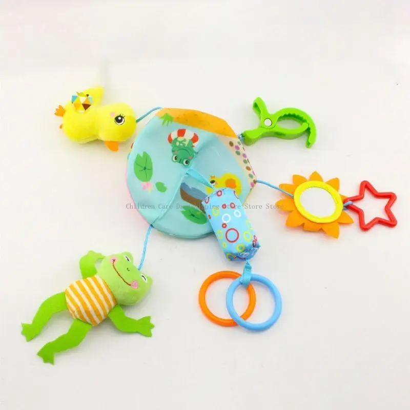 Linda cuna animales Campana colgante Toy Baby Bed Stroller Camiseta viento Tajón recién nacido