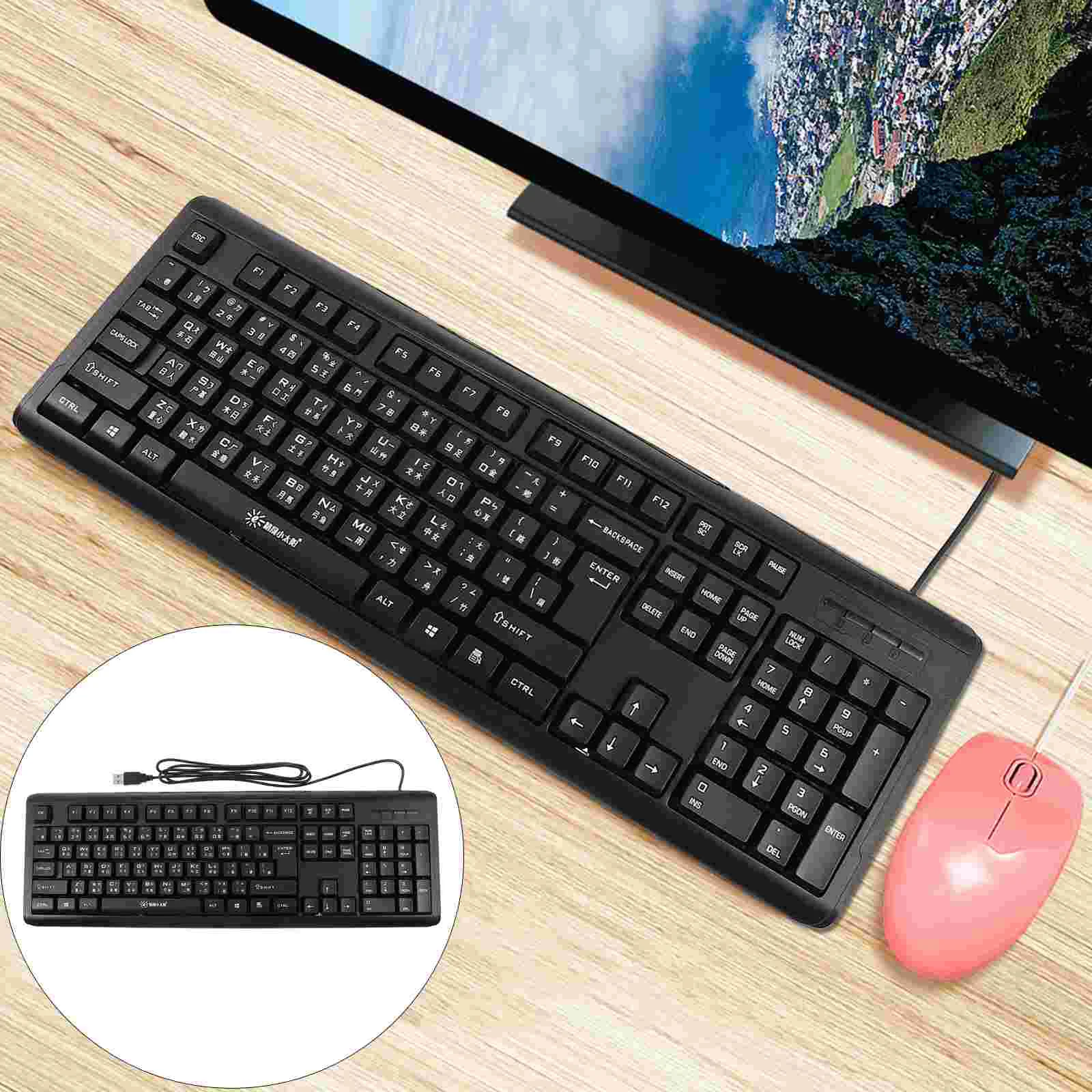 

Radical Keyboard Easy to Use for Work Game Computer Convenient Laptop Abs Office