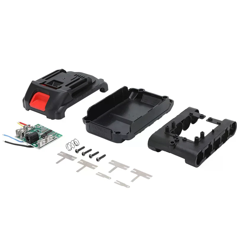 1Set Battery Plastic Case Box DIY For 18650 Nylon Shell Battery Board CaseElectric Drill Case Black Circuit Board