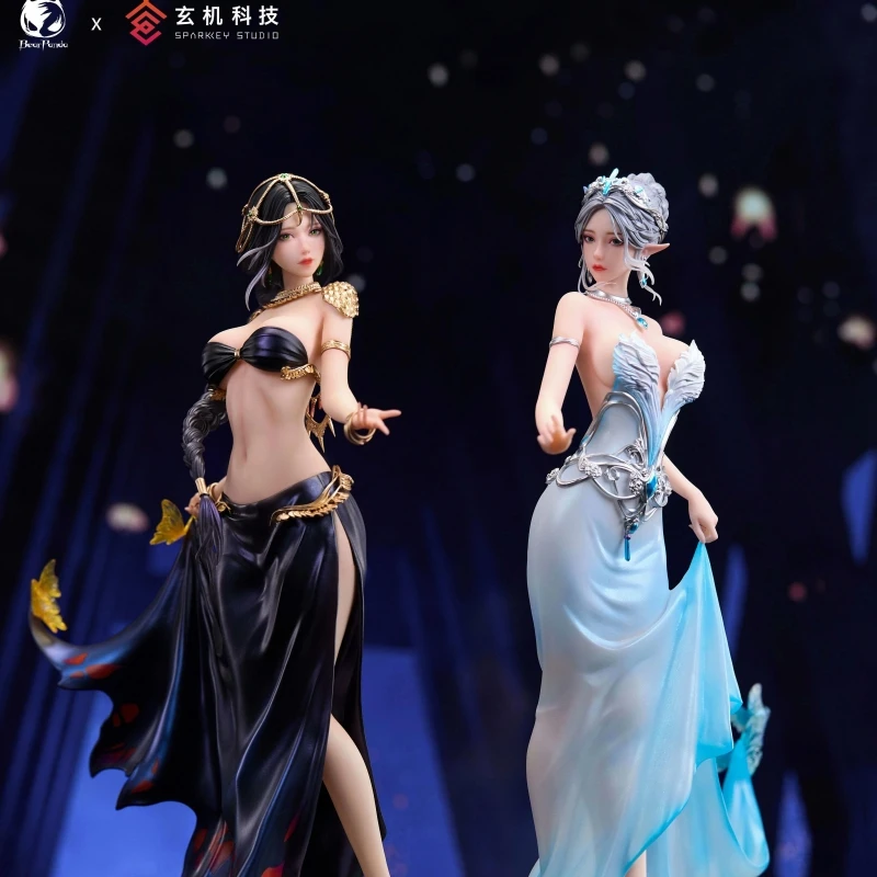 

Оригинальная версия Bearpanda X Ghost Blade Encounter Фигурка 1/6 Хай Циньянь/Эолиан, 40 см, коллекционная модель, украшение для рабочего стола, подарок