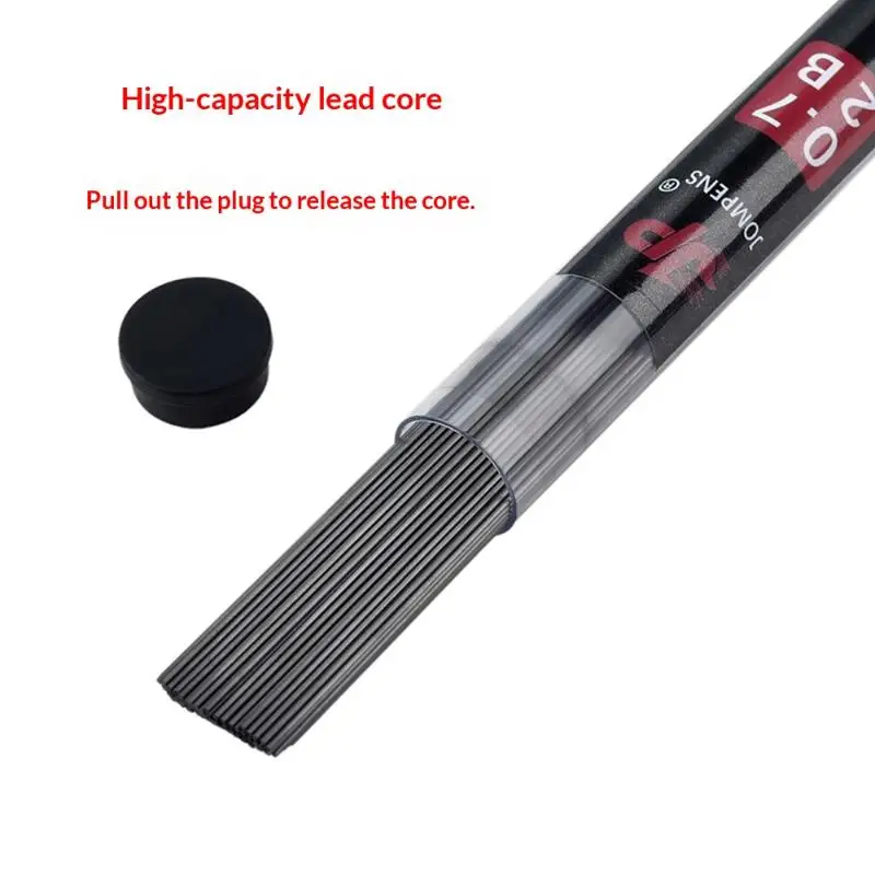 �� 2B Mechanische Bleistiftminen, 0,5/0,7/0,9/1,3/2,0mm 90mm Bleistiftminen für Zeichnen, Skizzieren & Schreiben – Detail 3