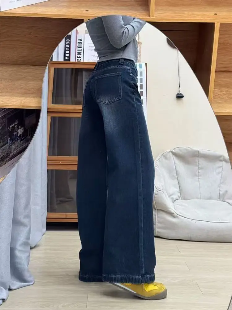 

Y2K уличная одежда джинсы с низкой талией женские корейские модные утягивающие джинсовые расклешенные брюки весна-лето сексуальные широкие брюки