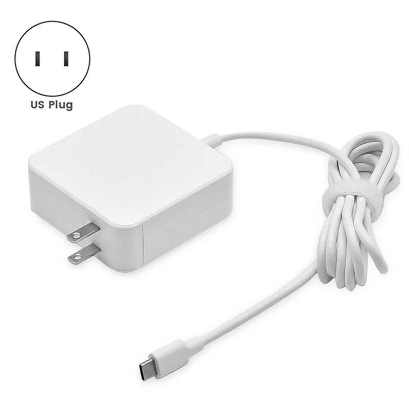 Адаптер питания для ноутбука USB C мощностью 90 Вт, настенное быстрое зарядное устройство типа C для ноутбука