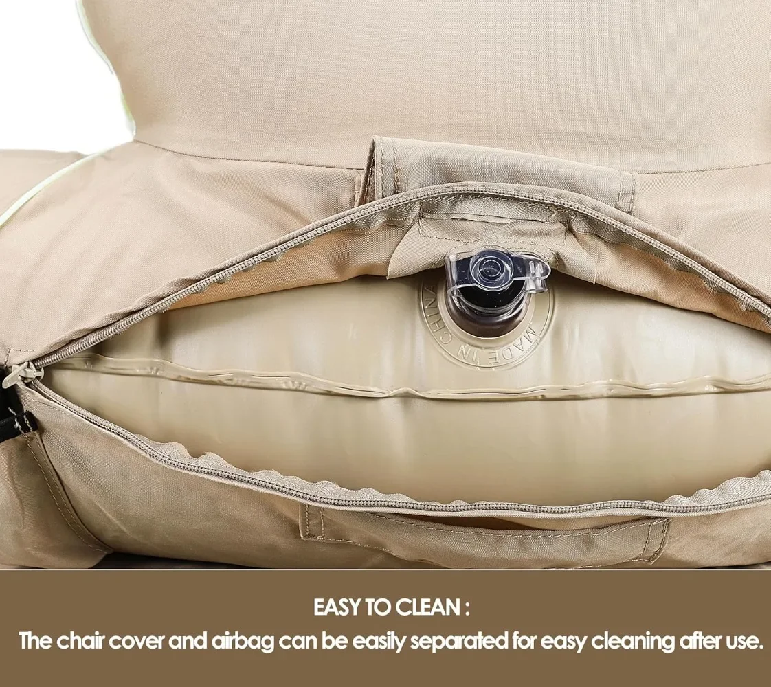 Blow up Couch Inflatable Chair Air Sofa Couch with Portable Air Pump Inflatable Sofa Camping Chair Couch