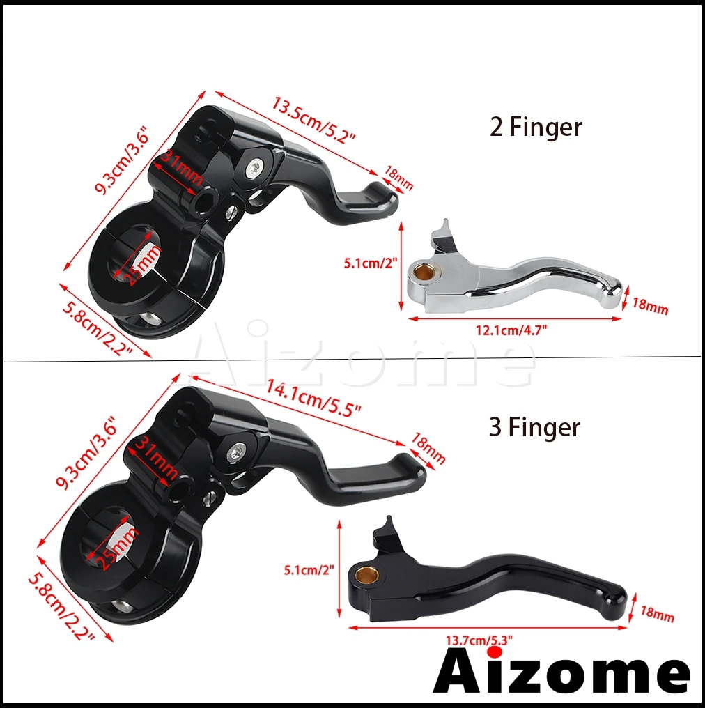 Motorcycle CNC Left Right Shorty Easier Pull Clutch Brake Lever For Harley Softail Bad Boy Springer Breakout Convertible CVO/SE