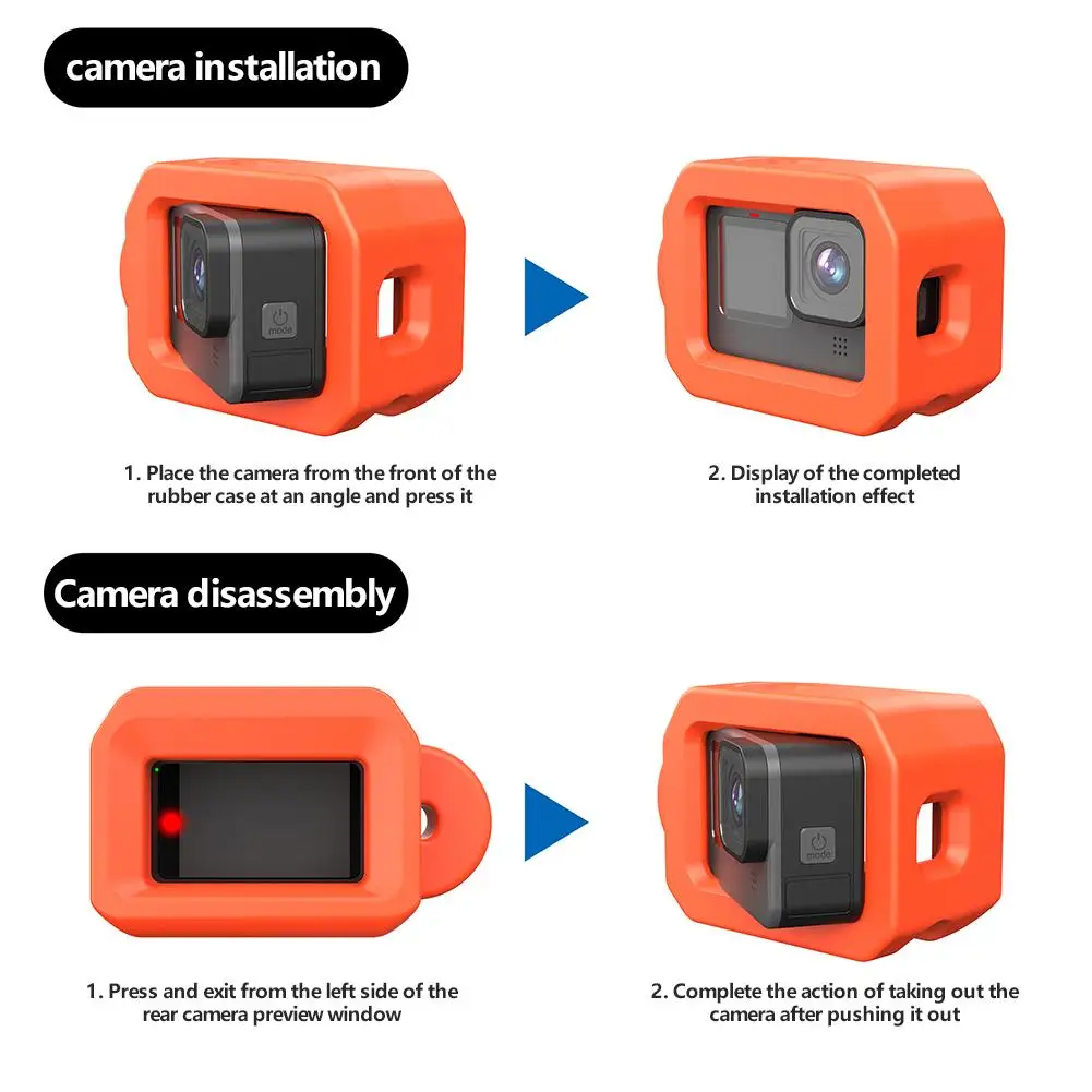 Floating Soft Foam Case para GoPro Hero, Professional Action Sports Camera Acessório, Snorkeling Surf Wakeboard, 9 10 11 12 Z1L6