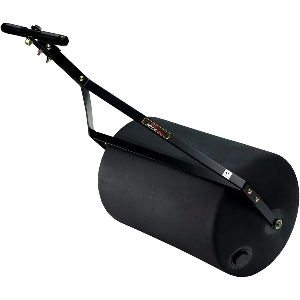 PRC-241BH-A 270 lb. Combination Push/Tow Poly Lawn Roller with Easy-Turn Tethered Plug, 18 by 24