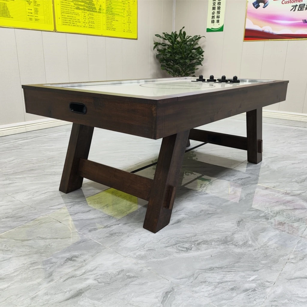 Table ice hockey table air table luxury solid wood frame tabletop ice hockey machine new model