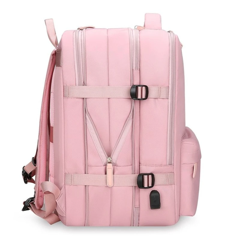 Mochila Expandible de Gran Capacidad para Hombres y Mujeres, Bolso de Viaje de Negocios, Mochila para Estudiantes Universitarios, Bolsa para Portátil