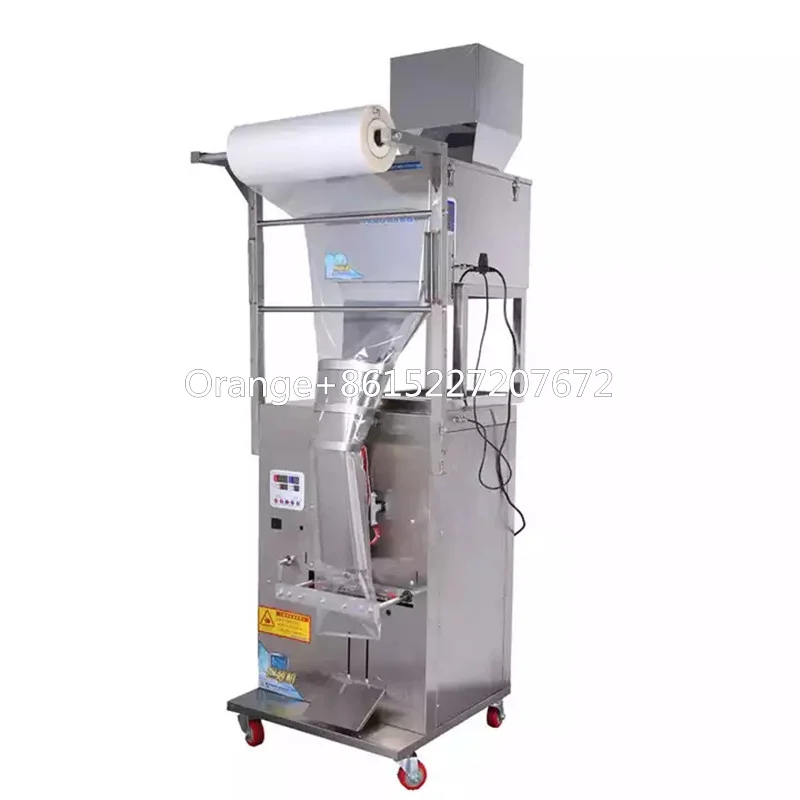 Auto 10-999G Vertical Granules Powder Packing Machines For Grain Candy Rice Flour Salt Nuts Spices Snack Packaging Equipment