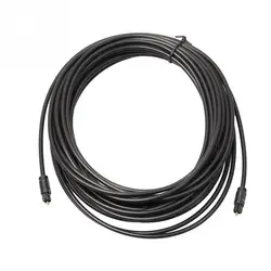 Digital Optical Audio Cable Toslink Gold Plated 1m 1.5m 2m 3/5m 10m 15m 20m SPDIF MD DVD Gold Plated Cable High Quality