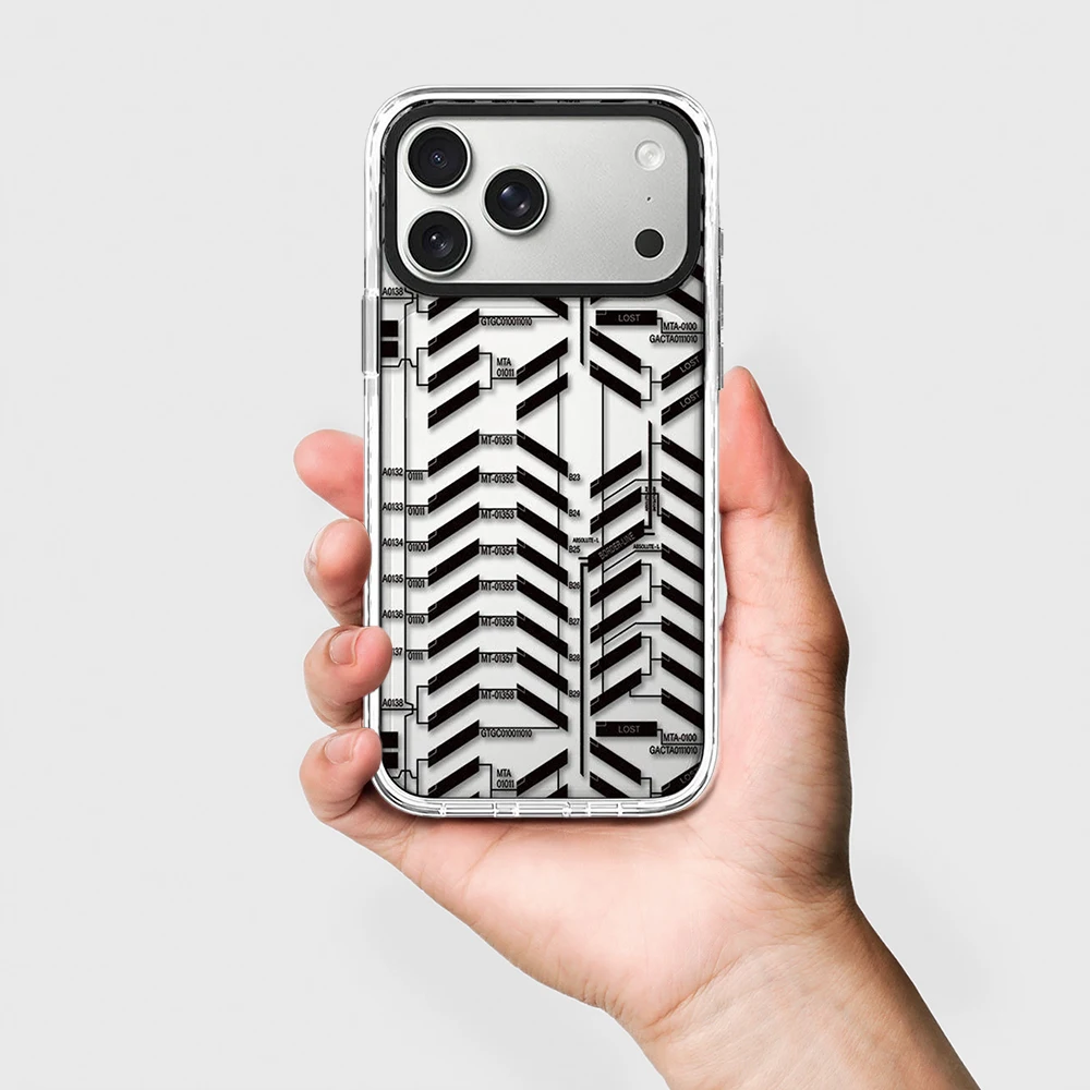 

Simple Anime Lines White Border Magnetic Impact Cover for IPhone 13 14 15 16 17 Pro Max Case for IPhone 17 Air