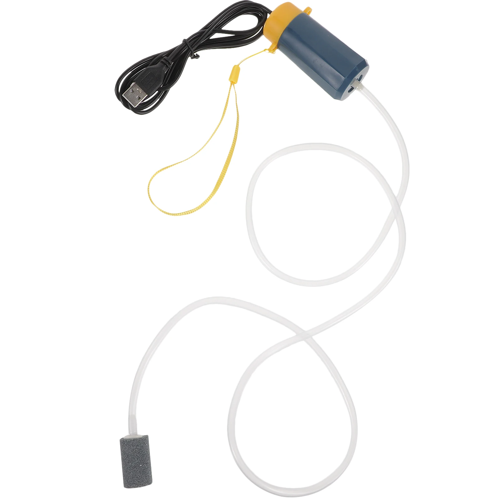 

Fish Tank Oxygen Pump USB Powered Silent Aerator Durable ABS Material for Indoor Aquariums Fish Tank Pump Oxygen Aerator