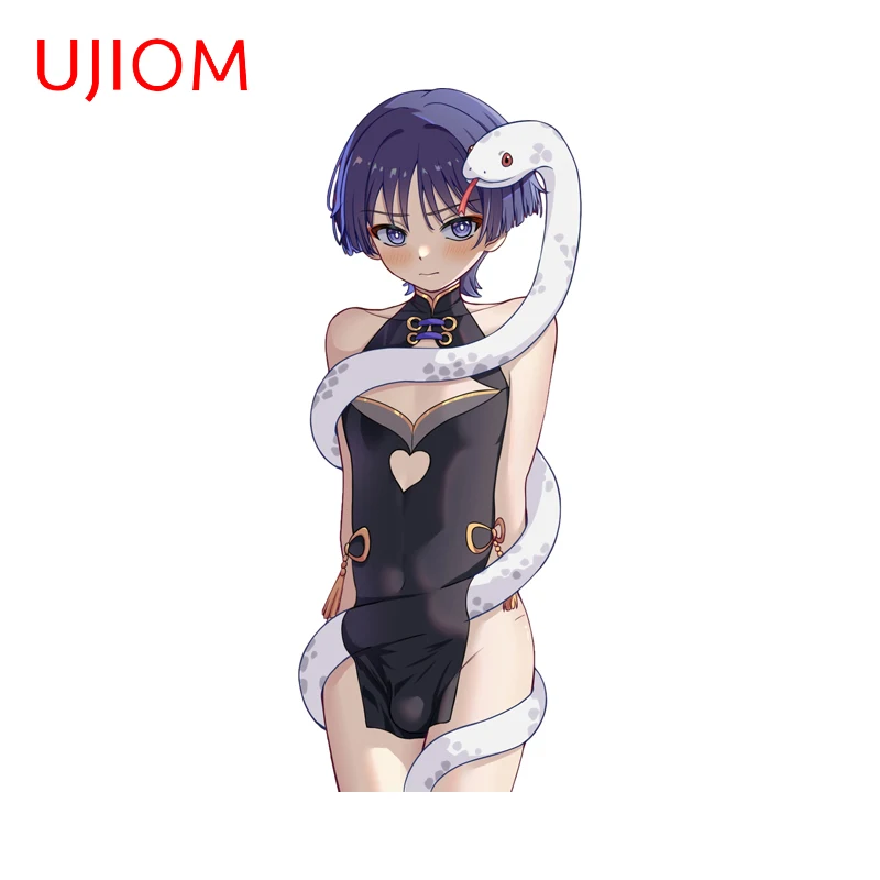 UJIOM Femboy Wanderer Genshin Impact With Snake Wall Stickers Sexy Cheongsam Decals Creative Scratch Proof Wallpapers Decor