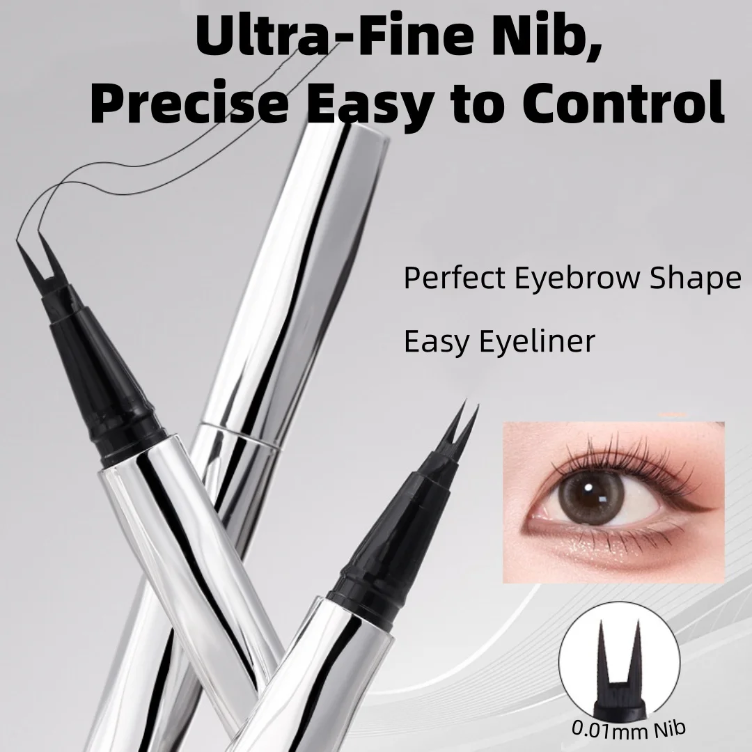 255-Eyebrow Pencil for Wild Brows (Waterproof & Sweatproof), Lower Lash Eyeliner, Smudge-Proof Brow Application