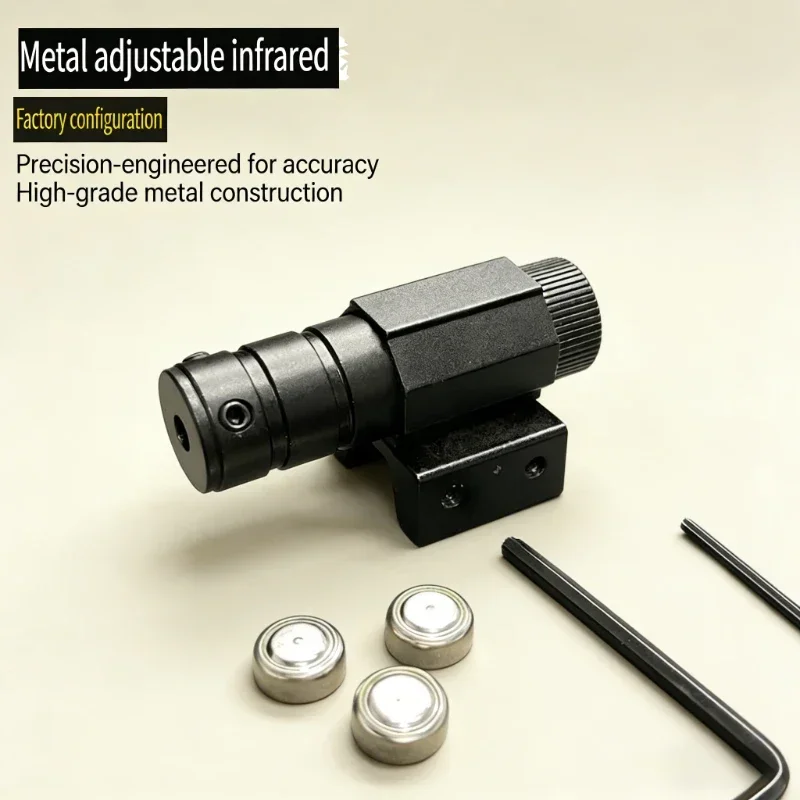 Mini Red Laser Sight 805 Red Dot, Adjustable Sight, 11mm 20mm Rail Mount, Tactical Scope for Hunting Gun Pistol