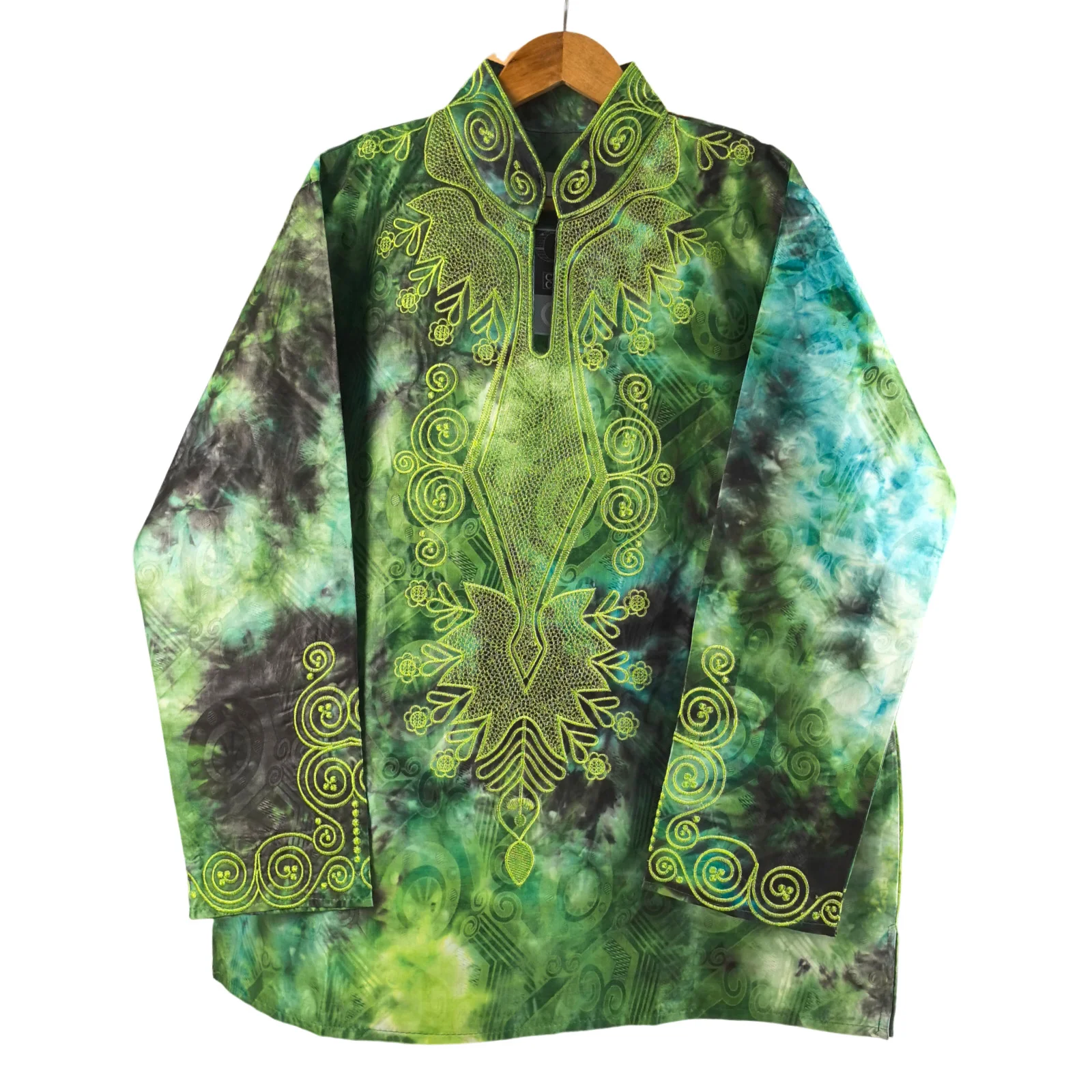 African Clothes For Man Bazin Riche Embroidery Design Top Long Sleeve