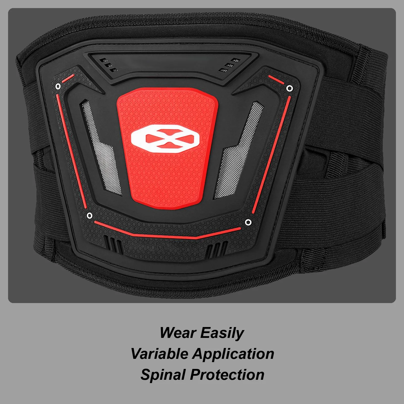 Back Brace Reflective Adjustable Gear Motorbike Waist Protection Gear For Running Home Gym Skiing Sports Riding Cycling Women