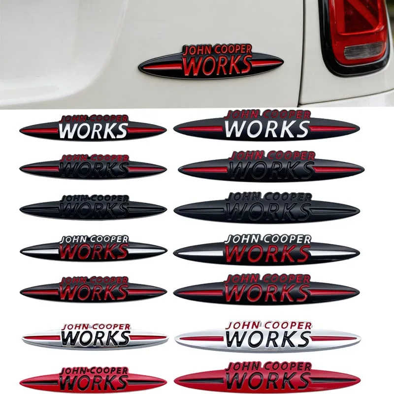 

For MINI JCW Clubman Countryman R55 R56 R57 R58 R59 R60 R61 F56 F55 F60 Car Decor Accessories JCW Logo Badge Decal