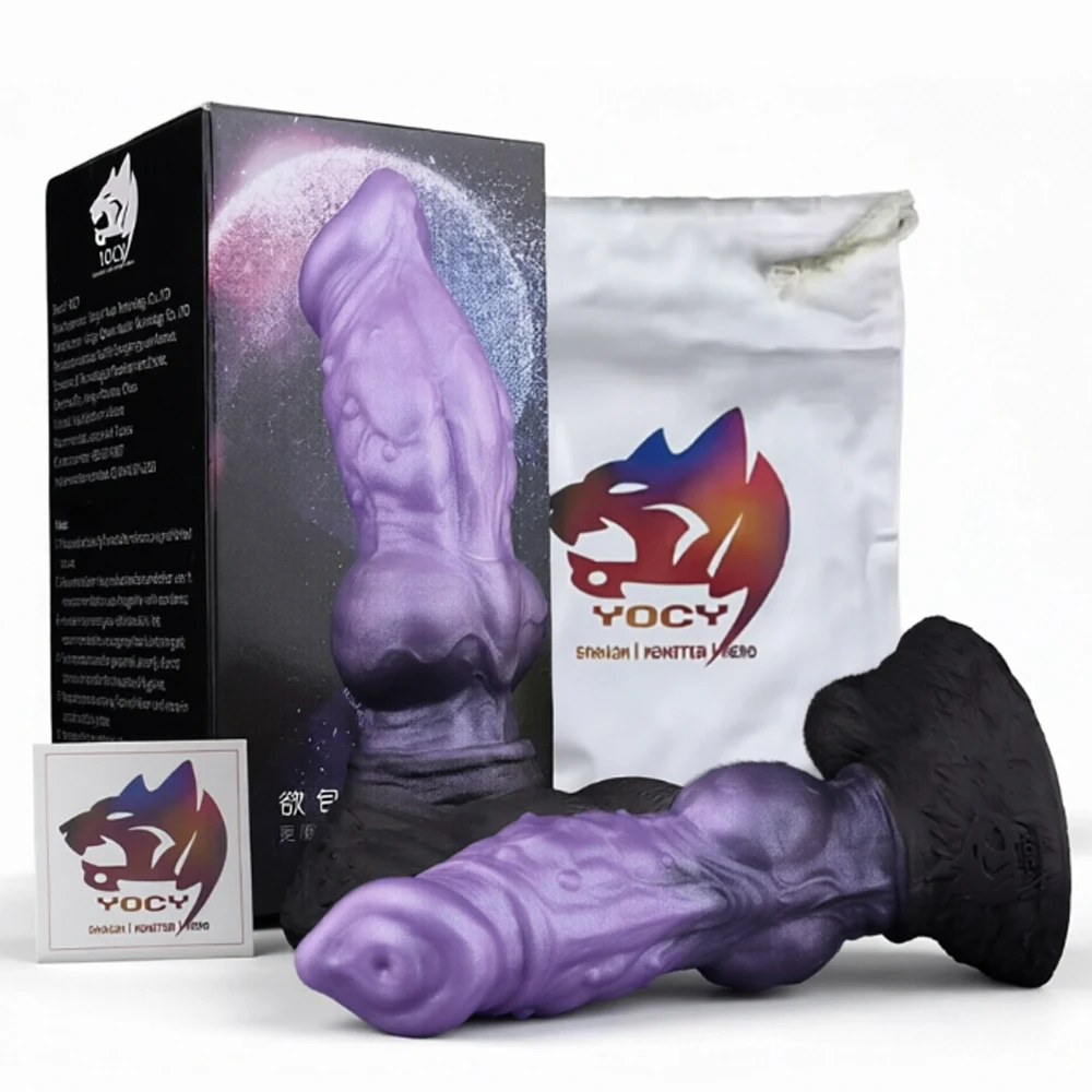 YOCY Platinum Silicone Dildo Double-Layer Vaginal G-spot Stimulation Toys Anal Plug Erotic Adult Sex Toys Buttplug