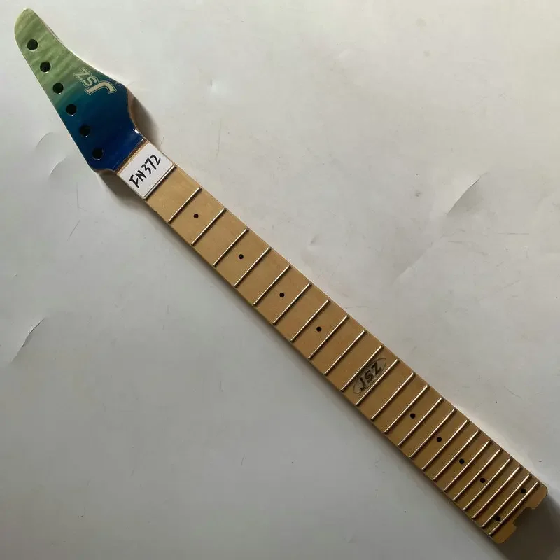 

FN372 Original JSZ MINI Electric Guitar Neck Maple Wood 24 Frets for DIY Guitar Parts Right Hand Trussrod From Neck Heel