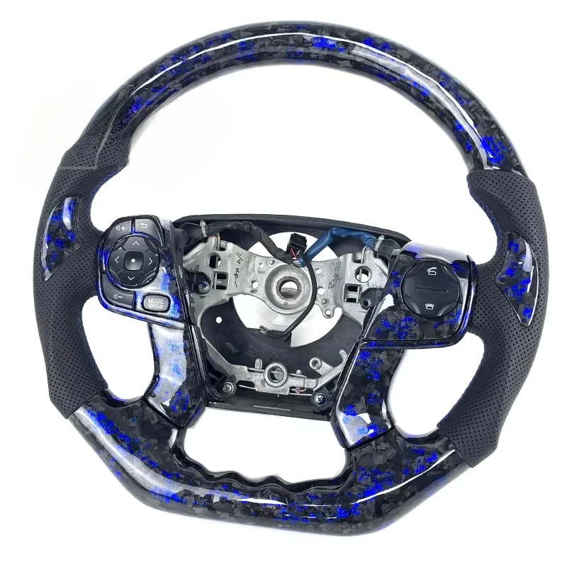 Car Interior Accessories Forged Carbon Fiber Steering Wheel for   2014 F1