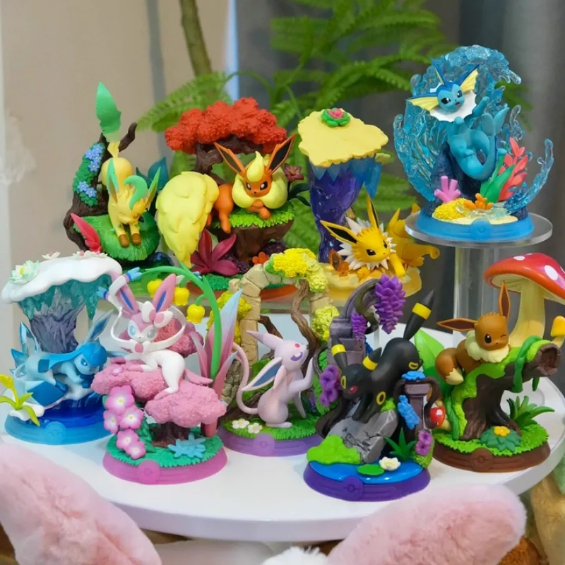 オリジナル-funism-ポケモン-イーブイ-シリーズ-トレンディ-ブラインド-ボックス-おもちゃ-コレクタブル-アニメ-キャラクター-アクション-フィギュア-デスクトップ-デコレーション-ギフト