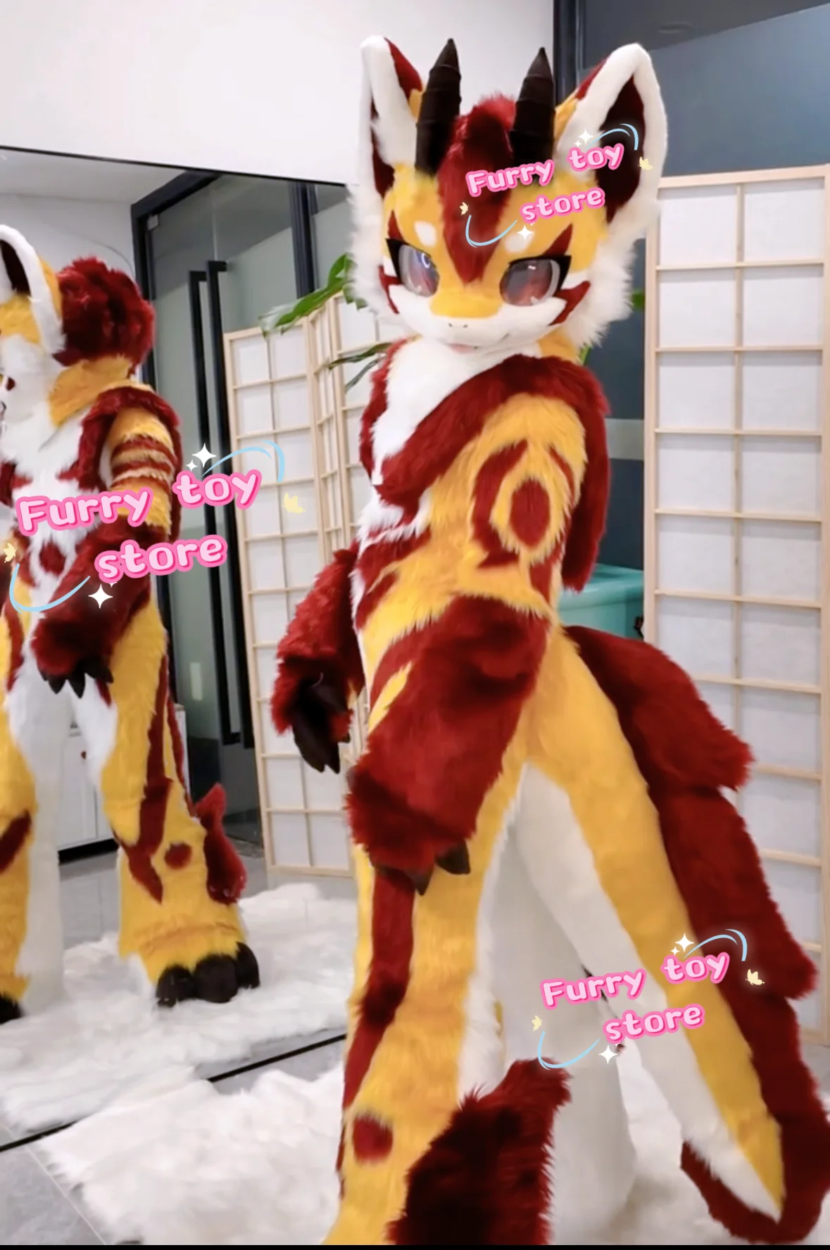 Animal Suit Fursuit Wearable Furry Cute Furry Cosplay Costume Furry Suit Full Set Of Genuine Handmade Comic Show Cute Cartoon