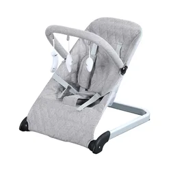 Folding Baby Soother Chair Folding Baby Swing Chair Home Portable Toys for Newborns Put To Sleep Recliner Baby Rocking Chair