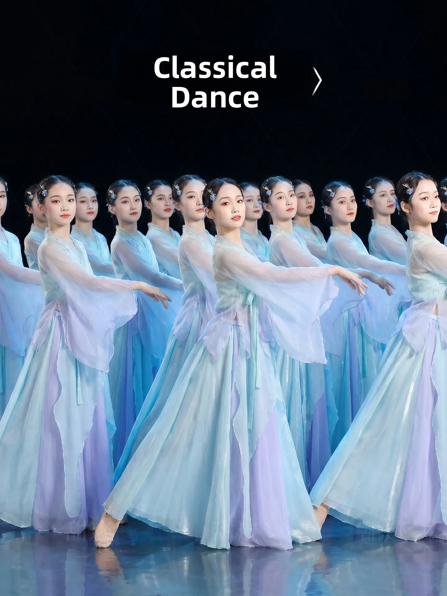 

Ele Dance Performance Costume for Girls Fairy Aosphere Flowing Robe Practice Suit Traditional Chinese Hanfu Dancewear
