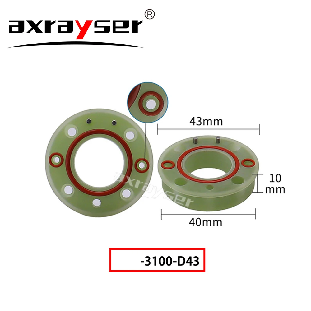 Laser Keramik Düsenhalter für 2500/2700/3100/3501/3502 Isolierring Lufteinlasskanal Faserlaser Schneidkopfteile – Detail 5
