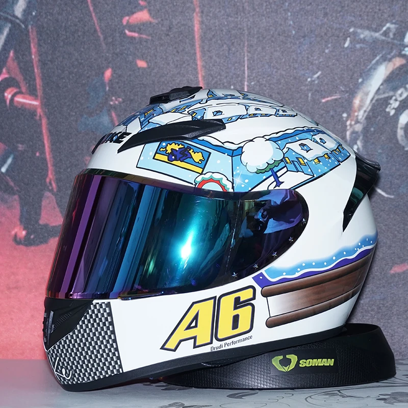 خوذة دراجة نارية كاملة الوجه للرجال والنساء DOT سلامة الشتاء مضادة للضباب مقاومة للماء خوذة ركوب الدراجات النارية كاسكو موتوكروس