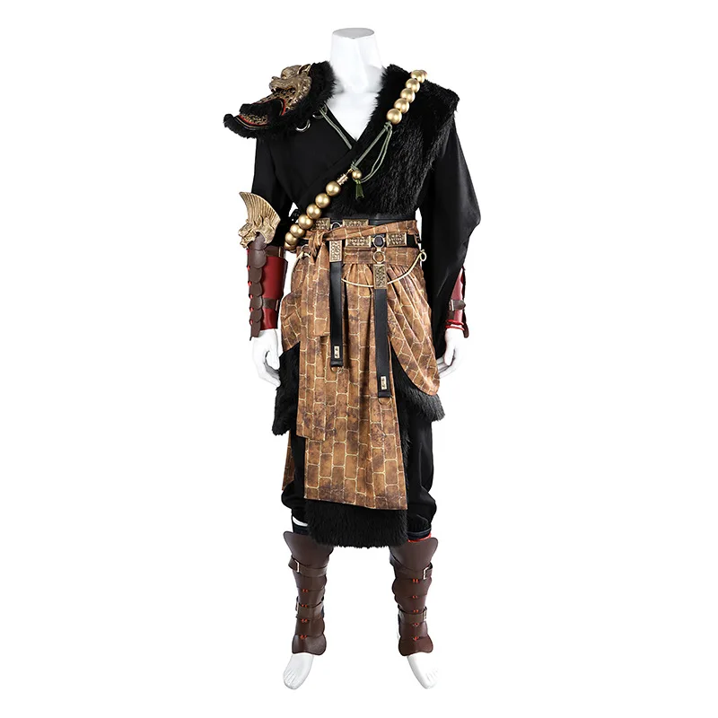 Black Myth Wukong Wujin Zaoluo Robe Cosplay Costume Full Set Game Character Outfit Halloween Party Role Play Clothing Suit