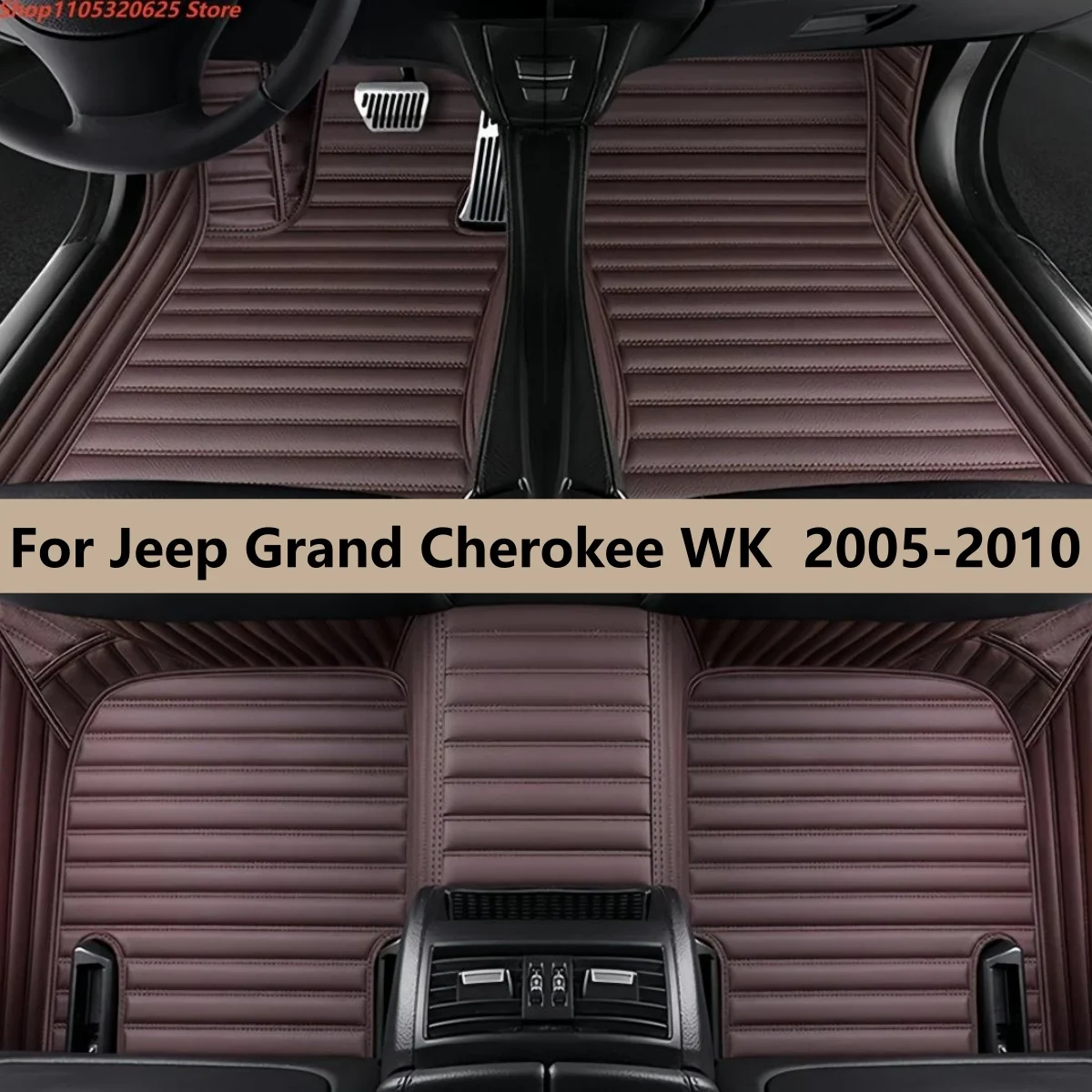 

Автомобильные коврики на заказ для Jeep Grand Cherokee WK 2005-2010, аксессуары для интерьера, искусственная кожа