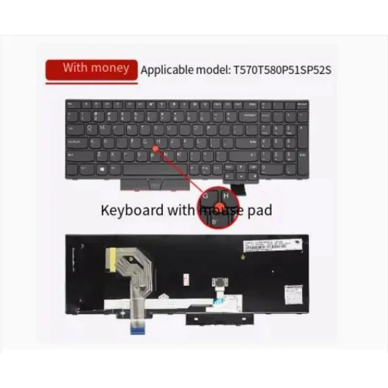 

Совершенно новый для Lenovo Thinkpad P51S P52S с тачпадом, без подсветки.