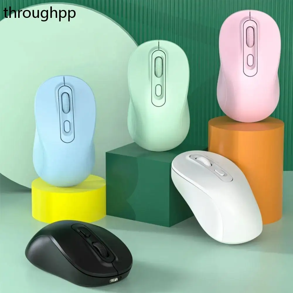 Portable Lightweight Macaron Wireless Mouse Colorful Gamer Mouse Game Computer Accessories